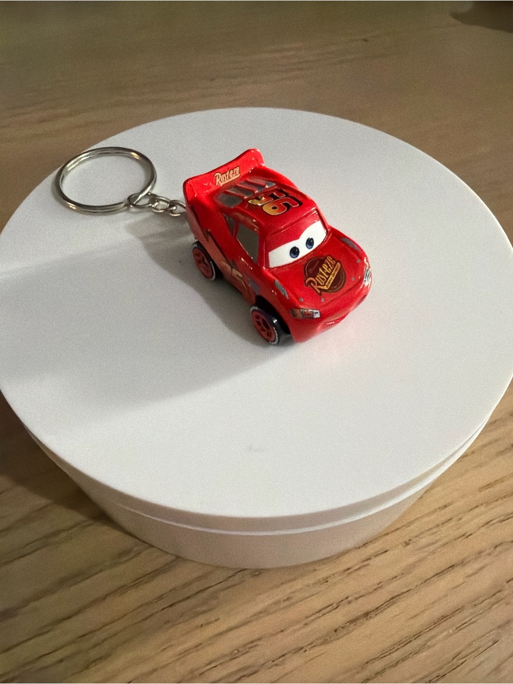 Red Lightning McQueen Keychain Toy Car - Kids Toys